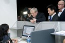 Prime Minister Kevin Rudd visits researchers at the Australian Hearing Hub. Photo: Effy Alexakis.