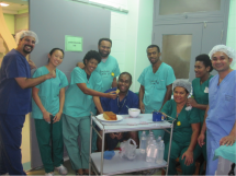 Dr Fiona Foo and the Cardiac Cath lab team at Colonial War Memorial (CWM) Hospital, Suva