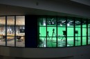 The Futures Lab features a a green screen TV studio with remote controlled cameras and lighting and auto cue. Credit: Effy Alexakis