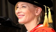 Cate Blanchett receives an honorary doctorate from Macquarie University. Photo: Graduation Photography