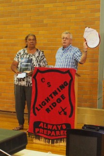 Bob Fuller and Kamilaroi elder, Brenda McBride.