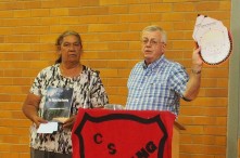 Bob Fuller and Kamilaroi elder, Brenda McBride.