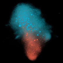 A network of 30,621 Twitter users who posted tweets about HPV vaccines in a six month period