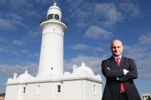 MGSM Dean Prof Alex Frino at Macquarie Lighthouse