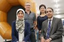 Chief investigators from Macquarie L-R: Dr Fatemeh Salehi, Professor Darren Bagnall, Dr Ming Li, Dr Rouzbeh Abbassi