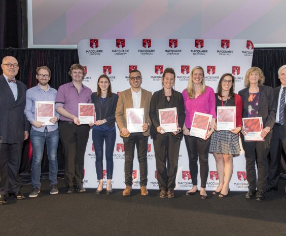 Macquarie University Academic Staff Awards Research Award Winners.