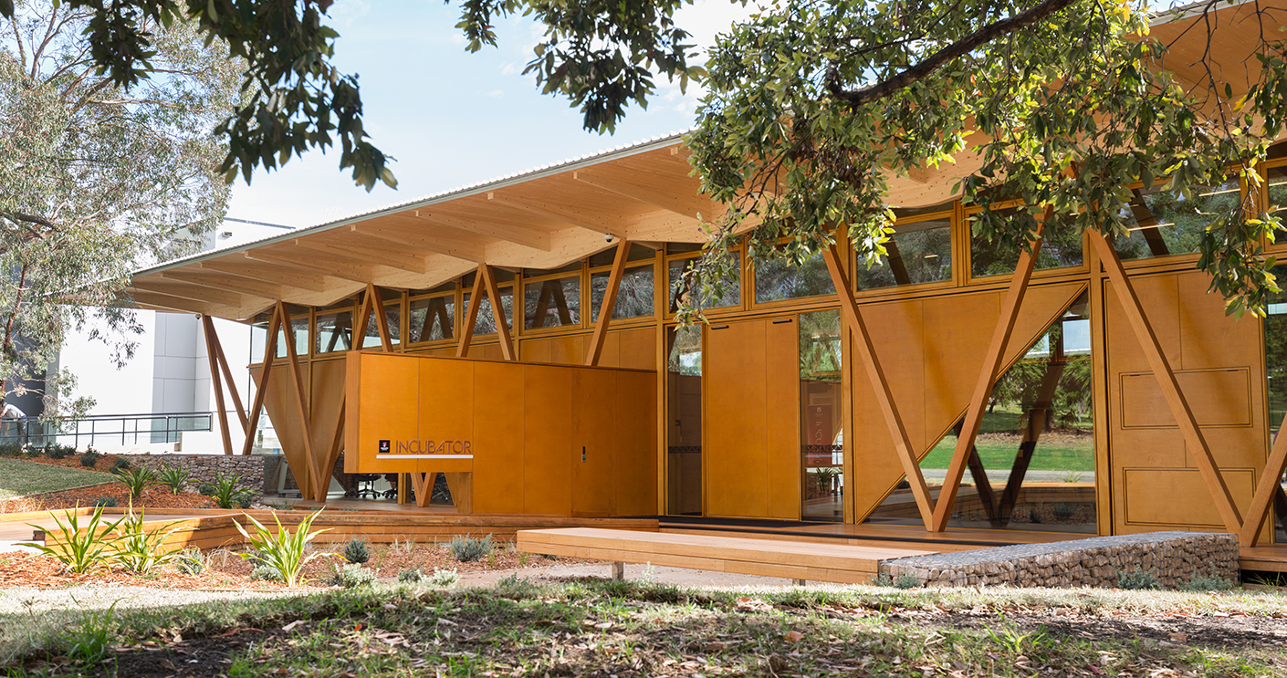 Exterior of the incubator