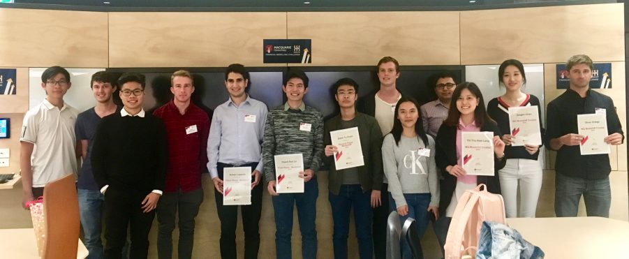 Congratulations to the 15 finalists of Macquarie’s inaugural ModelOff competition