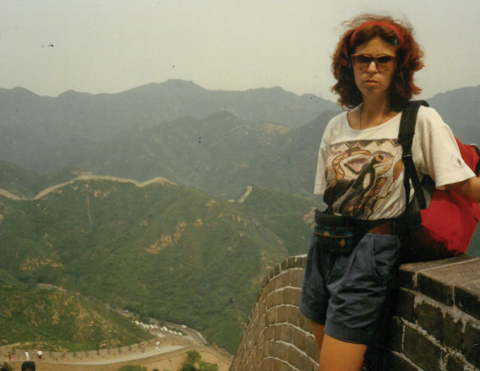 Nicole Brigg, Great Wall of China, Beijing, 1992