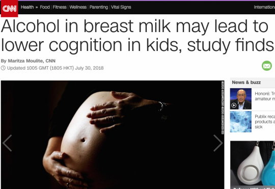 alcohol-breast-feeding