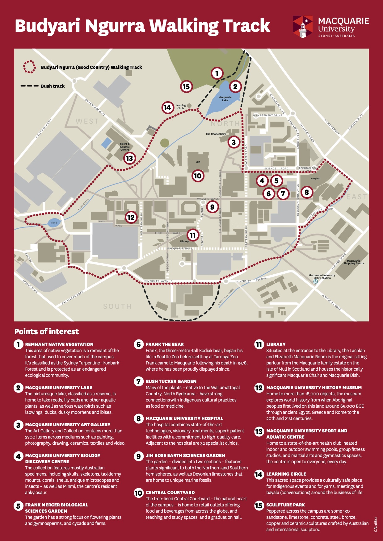 New walking track at Wallumattagal Campus This Week At Macquarie